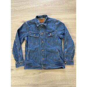Taylor Stitch Long Haul Selvedge Denim Organic Cotton Jacket Men's 40/L Workwear
